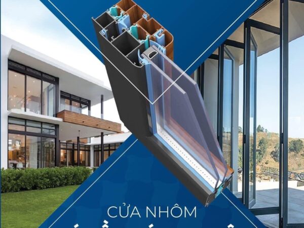 Cửa nhôm có cầu cách nhiệt Eurowindow
